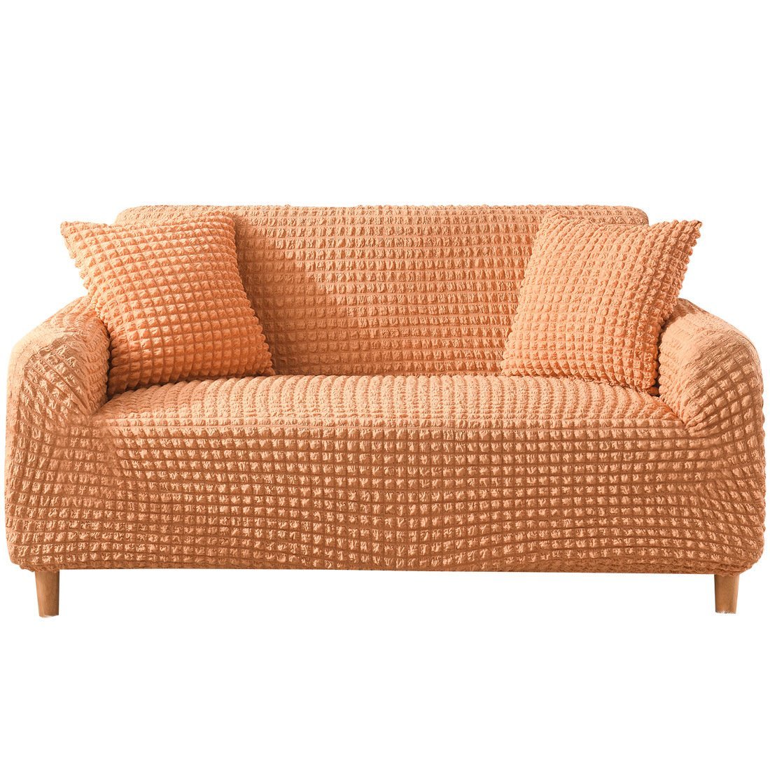 Funda De Sofá Elástica Todo Incluido De Tela De Burbujas