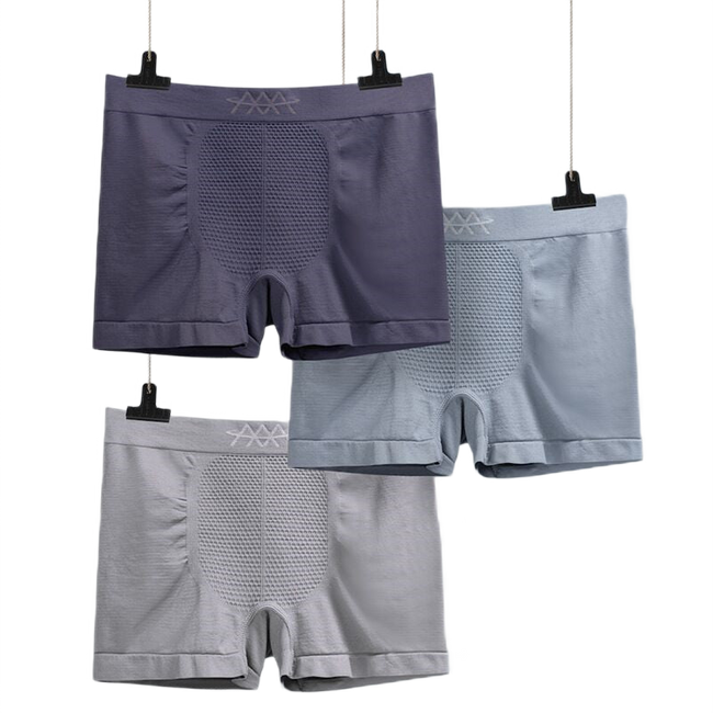 [M-Ropa Interior] Calzoncillos Bóxer De Secado Rápido Para Hombre, Cintura Media, Alta Elasticidad, Transpirables, Absorbentes De Sudor