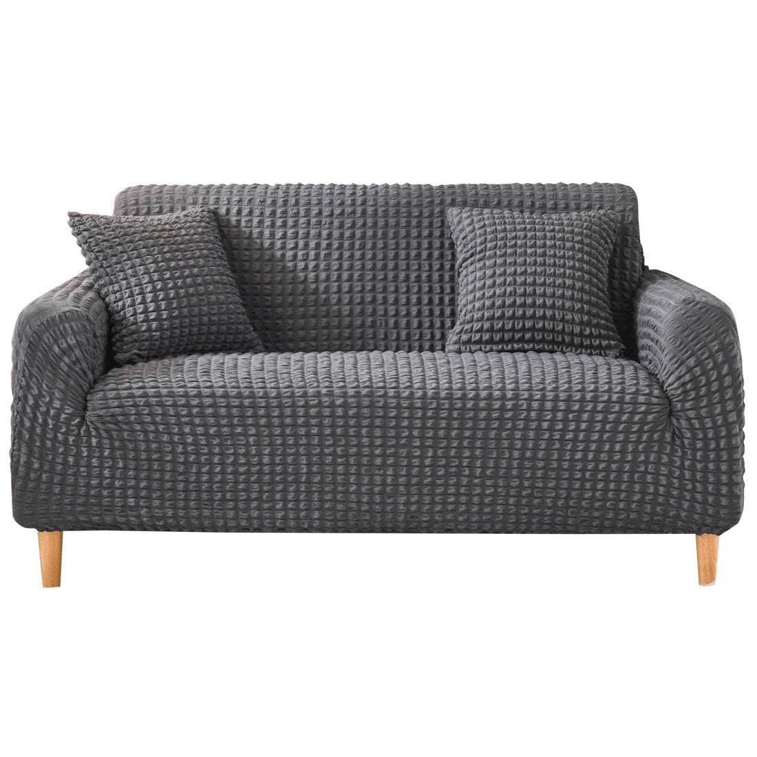 Funda De Sofá Elástica Todo Incluido De Tela De Burbujas