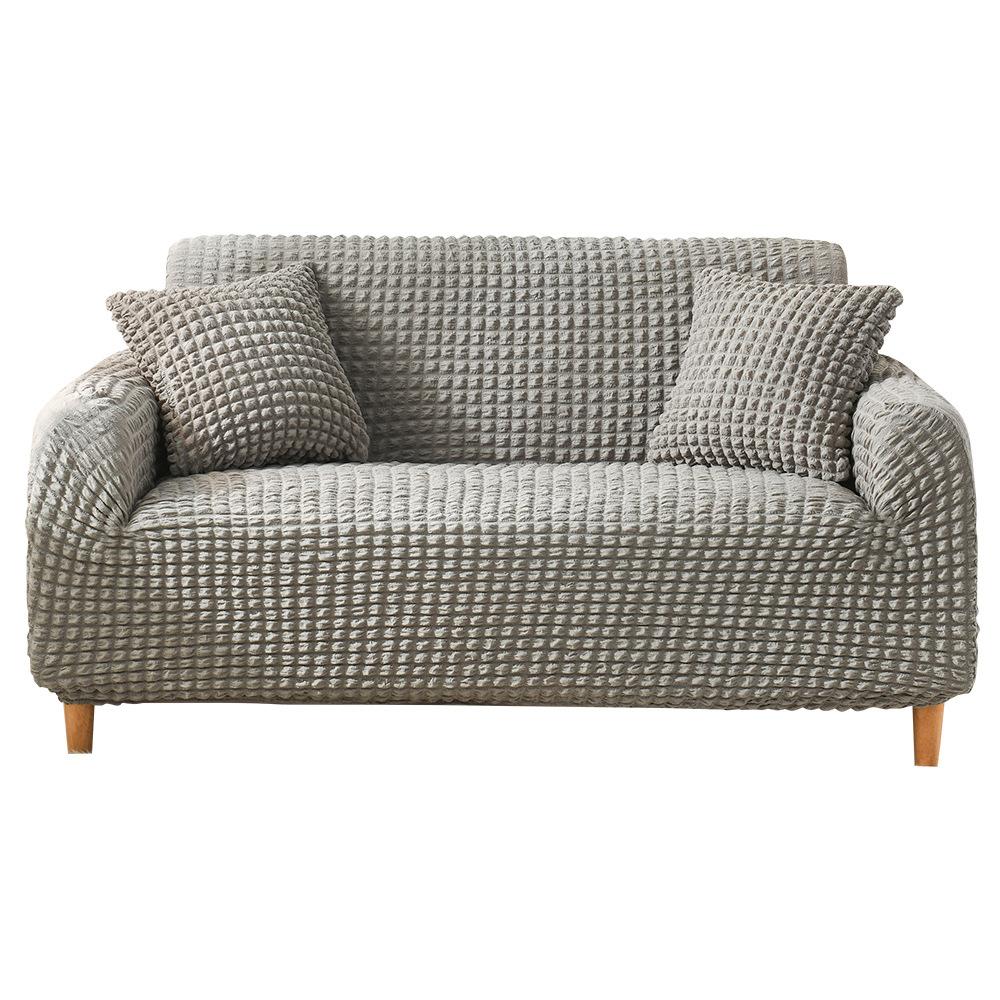 Funda De Sofá Elástica Todo Incluido De Tela De Burbujas