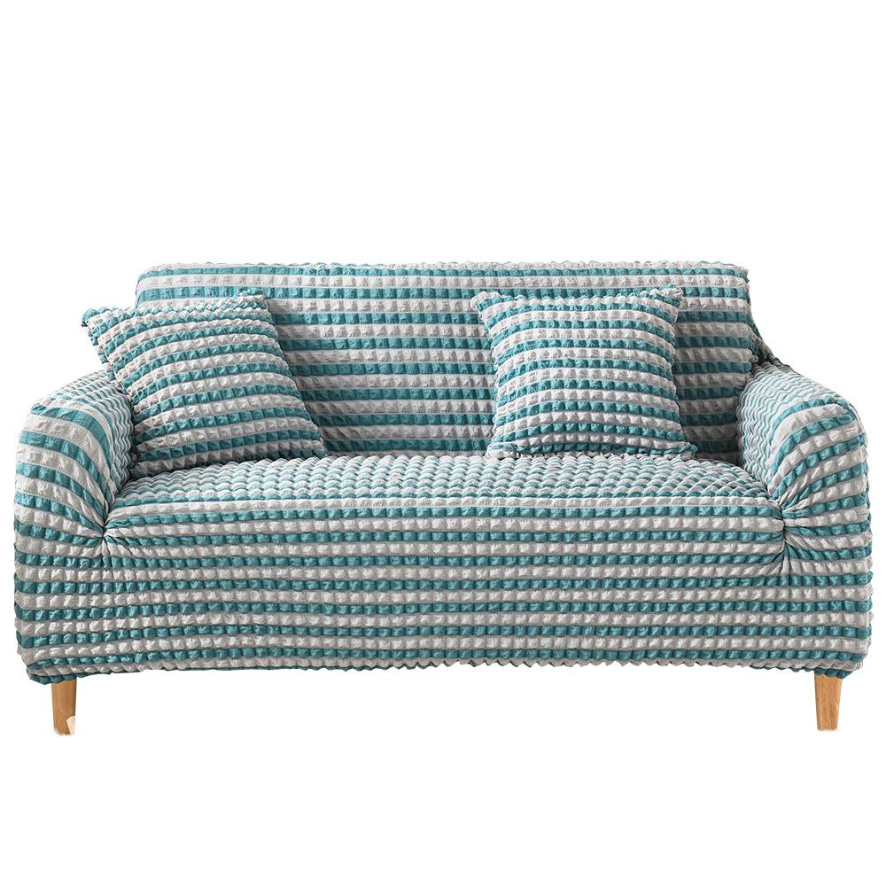 Funda De Sofá Elástica Todo Incluido De Tela De Burbujas