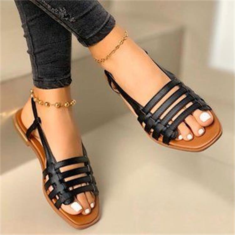 [W-Zapato] Sandalias Romanas Tejidas