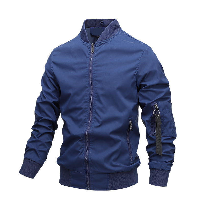 Chaqueta De Hombre Chaqueta Casual Chaqueta De Hombre De Moda De Color Sólido