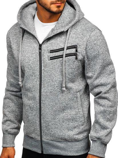 Chaqueta con capucha para hombres agarran un cárdigan de terciopelo - MXbueno