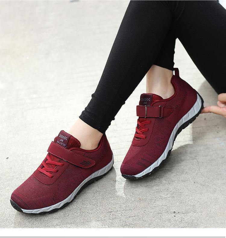 Los zapatos nuevo tejido fly-woven en la primavera de 2020 son ligeros y cómodos planos - MXbueno