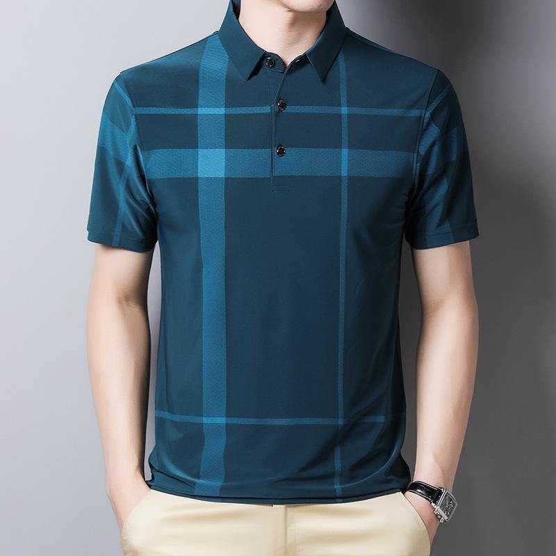 Polo de solapa casual de negocios de verano - MXbueno