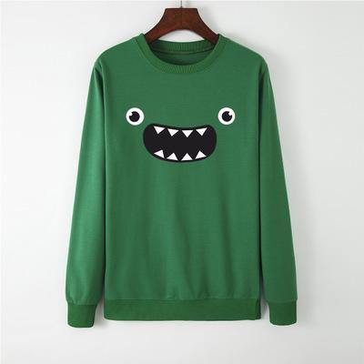 Jersey Holgado De Manga Larga Con Cuello Redondo - MXbueno