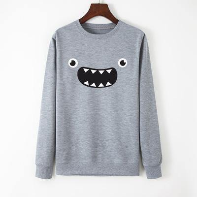 Jersey Holgado De Manga Larga Con Cuello Redondo - MXbueno