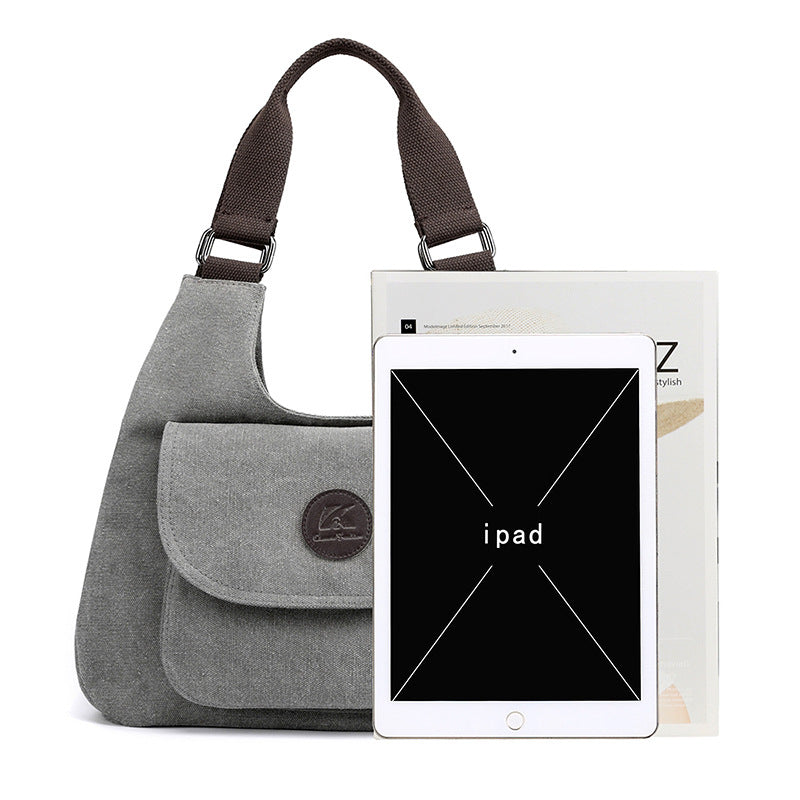 [W-Bolso] Bolso De Lona De Varios Pisos Para Mujeres