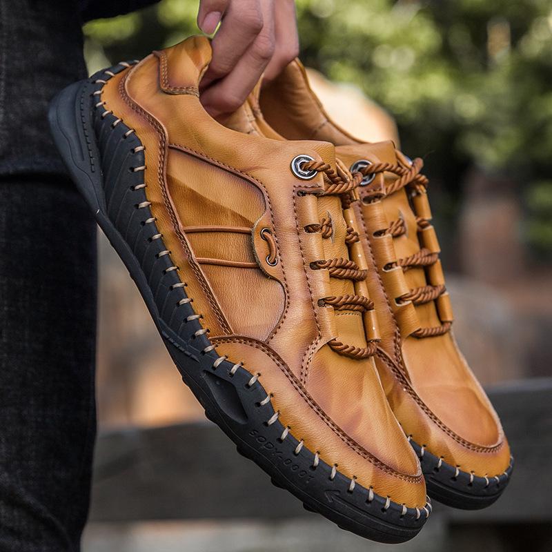 Zapatos De Papá Retro Zapatos De Hombre Casual De Negocios