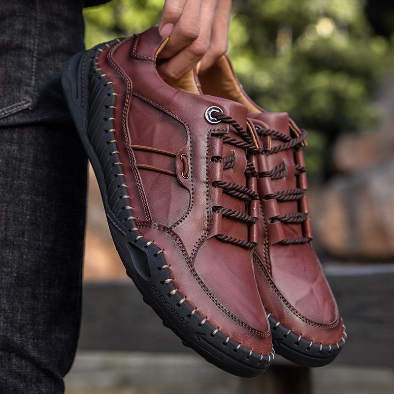 Zapatos De Papá Retro Zapatos De Hombre Casual De Negocios