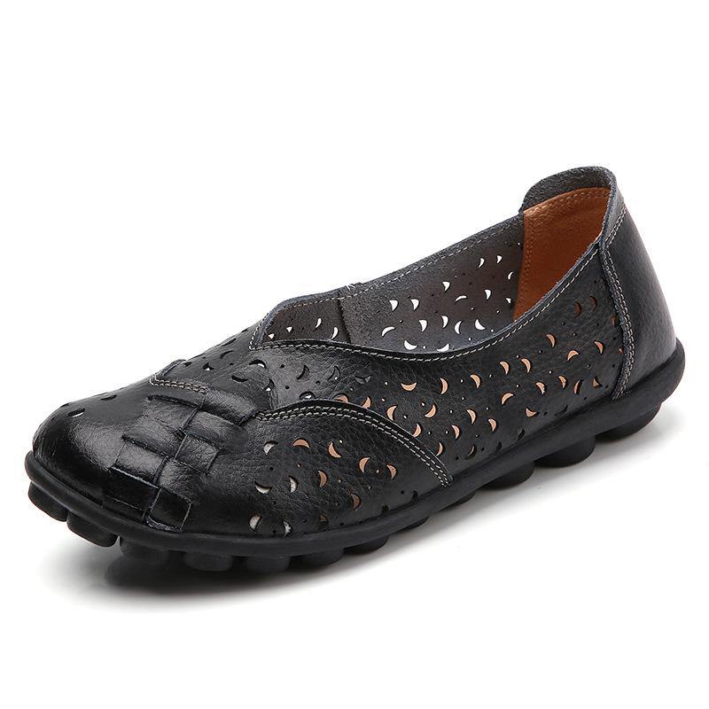 Señoras de costura mocasines cómodo y transpirable - MXbueno