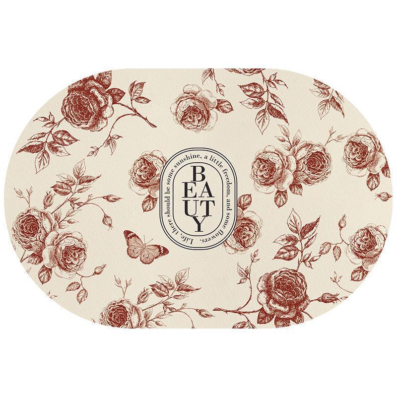 Alfombrilla Retro Suave De Barro De Diatomeas