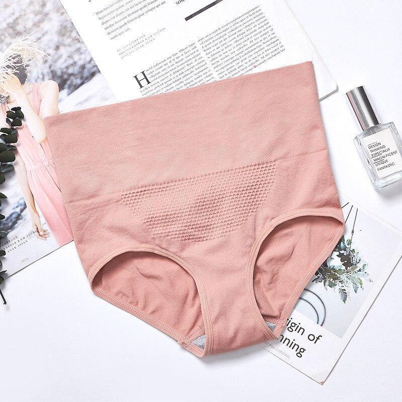 [W-Ropa Interior] 🔥Cuerpo De Mujer Que Da Forma A La Ropa Interior Suave De Cintura Alta.