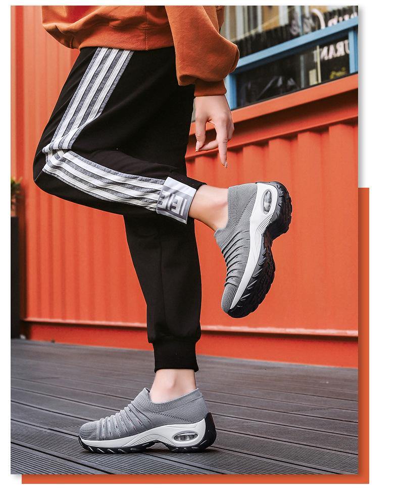 Mujer Zapatos cómodos para caminar con malla transpirable y sin cordones - MXbueno