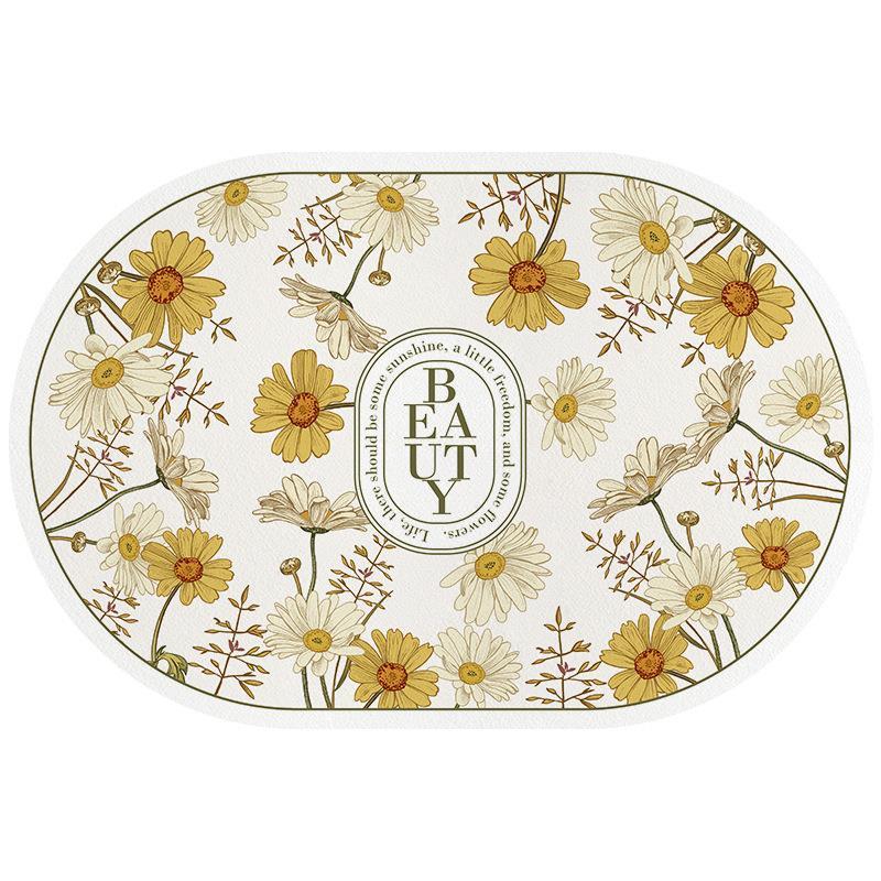 Alfombrilla Retro Suave De Barro De Diatomeas