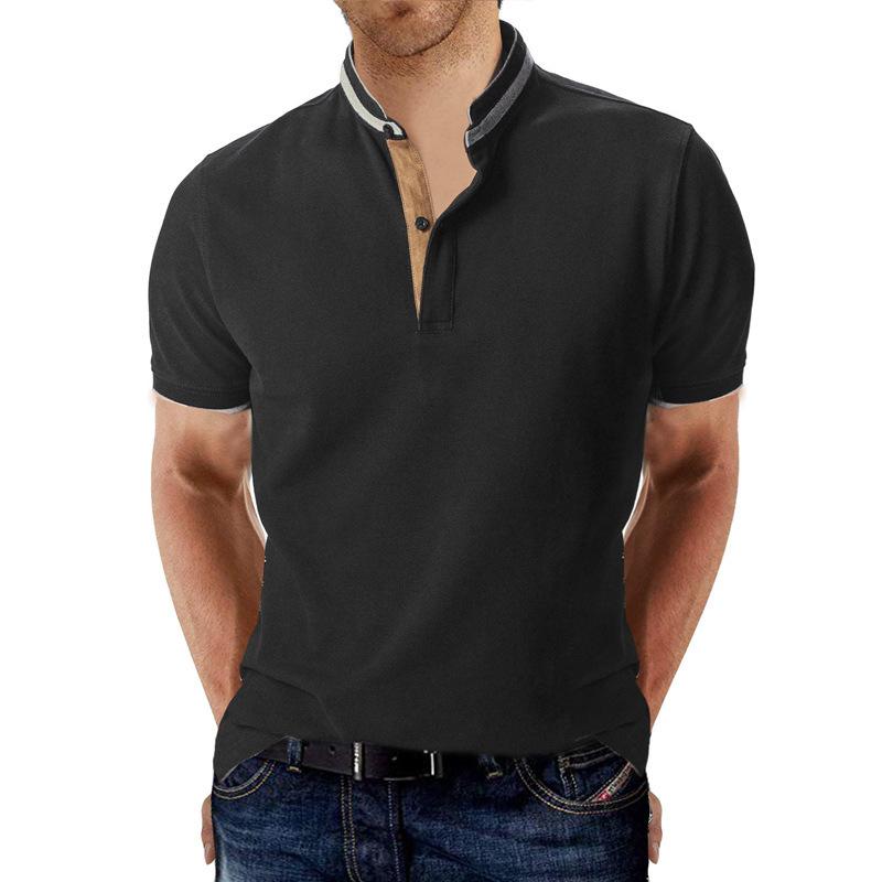 2021 playera tipo polo de alta costura para hombre con solapa
