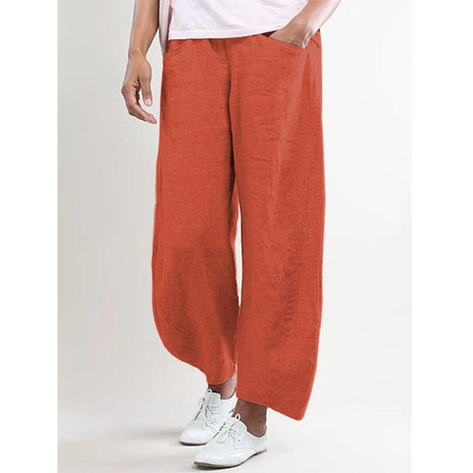 MUJERES BOLSILLOS PANTALONES CASUAL