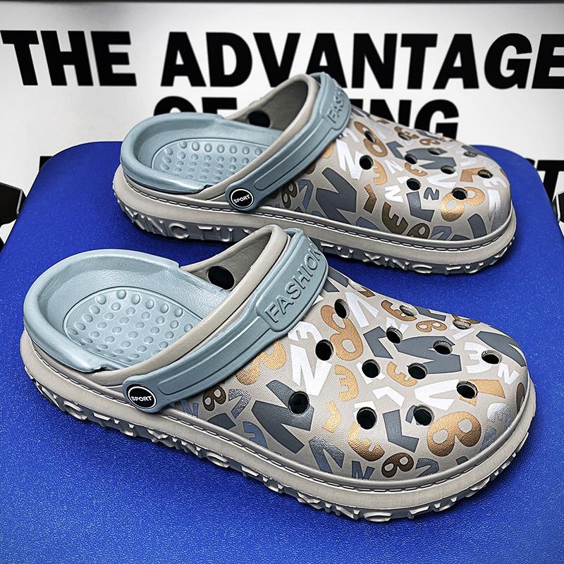 Summer new printed sandals casual beach shoes
