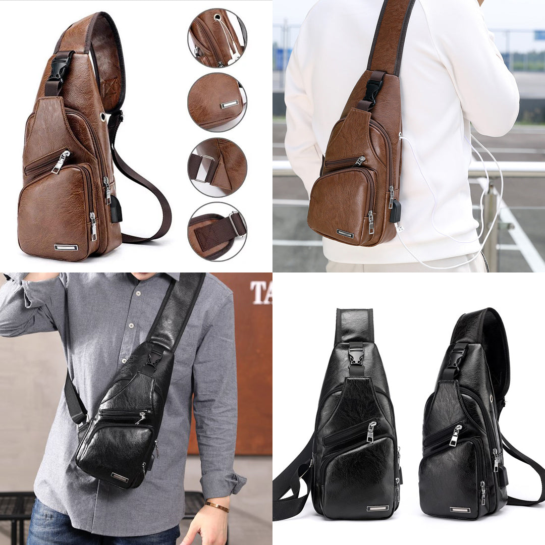 Bolsos cruzados en el pecho