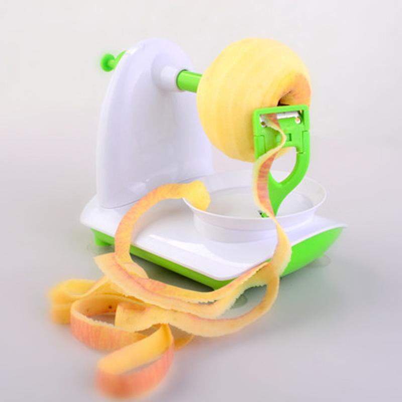 Peladora + Trituradoras De Acero Inoxidable Traje De Corte Equipo Para Pelar Manzanas / Frutas Herramientas Novedosas