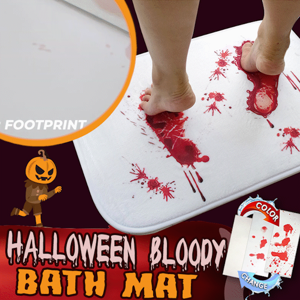🎁Promoción Día de Muertos🎃-3D Alfombrilla De Baño Que Cambia De Color