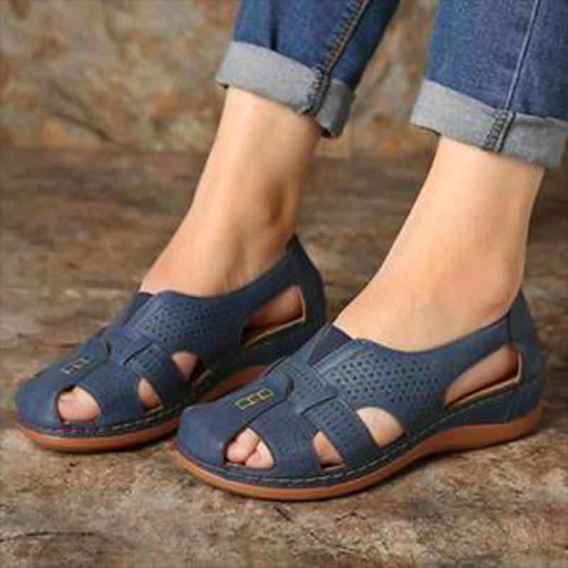 🔥Sandalias Bajas Vintage Huecas