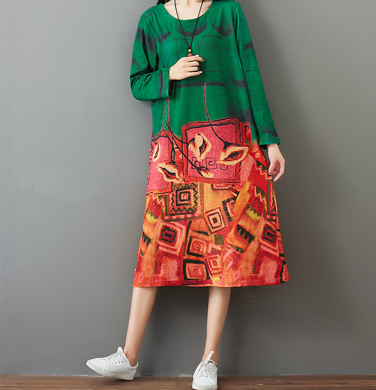 Vestido Base Elástico De Longitud Media - MXbueno