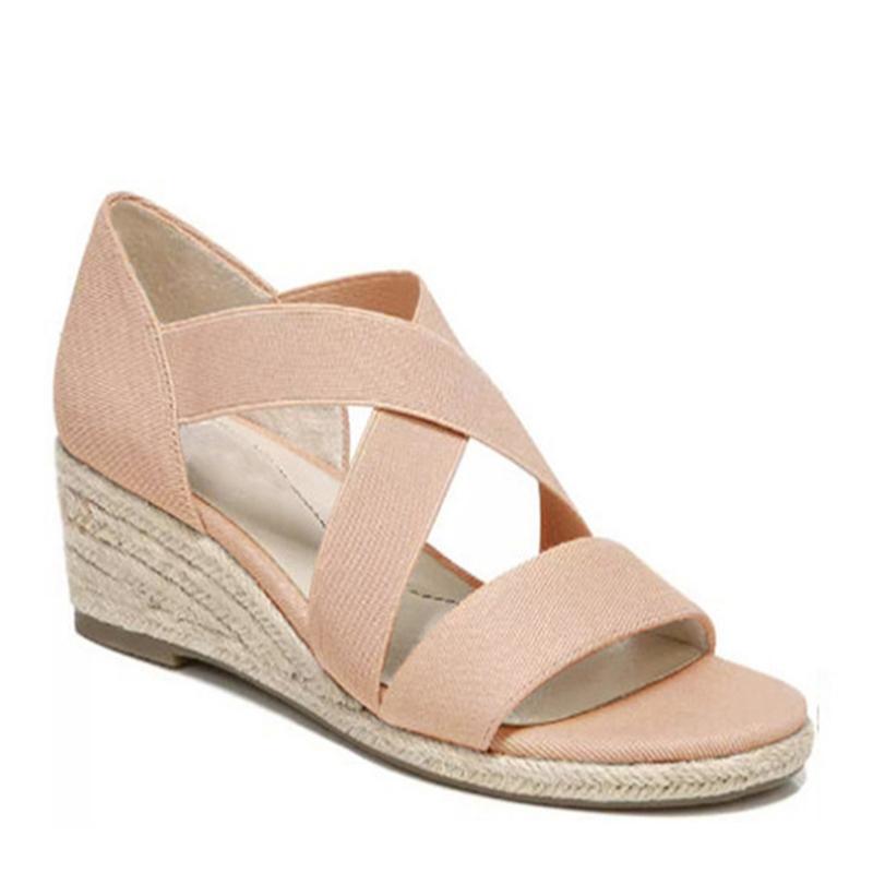Sandalia De Cuña De Alpargatas Antideslizantes