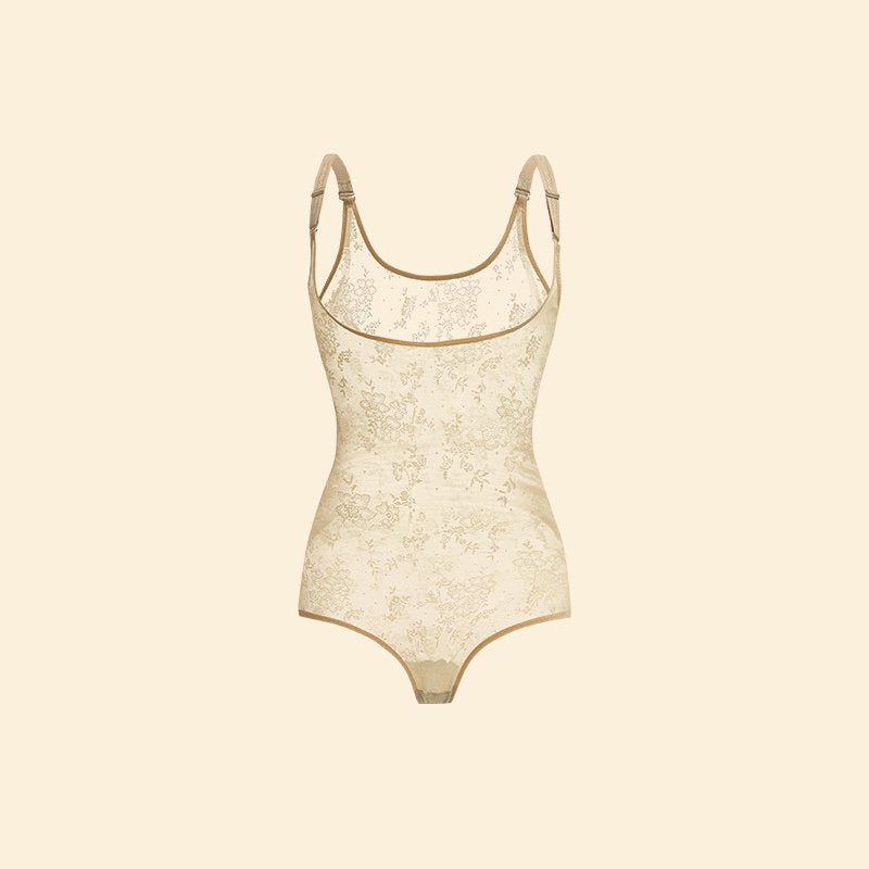 [W-Ropa Interior] Fajas Moldeadoras Clásicas De Encaje De Secado Rápido Ultrafinas De Seda De Hielo