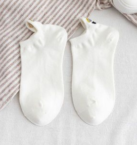 Calcetines de mujer de dibujos animados bordado(3 pares)