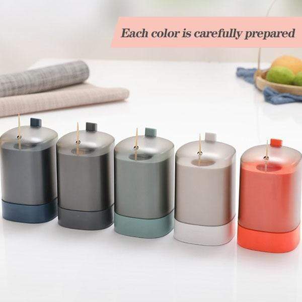 Caja de palillo de dientes emergente automática