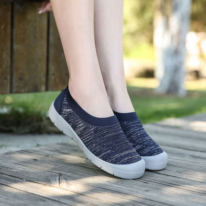 [W-Zapato] Zapatos Perezosos De Primavera Y Otoño, Zapatos Transpirables, Fondo Plano Ligero De Moda