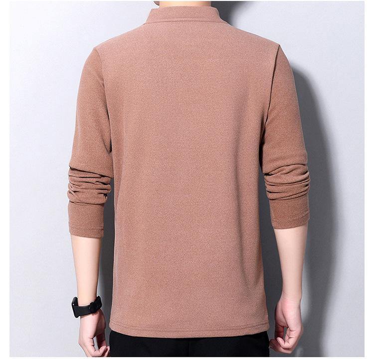 Camiseta de cuello alto de manga larga de primavera y otoño - MXbueno