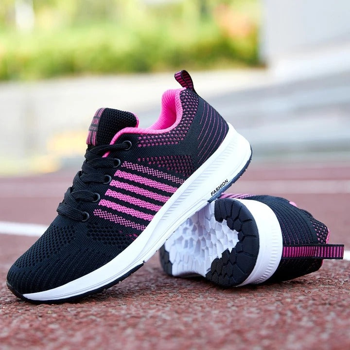Zapatillas de running de plataforma transpirable de moda femenina