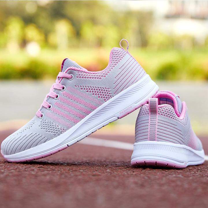 Zapatillas de running de plataforma transpirable de moda femenina