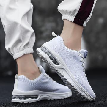 Zapatillas de tenis de plataforma de cojín de aire transpirable populares para hombre y mujer