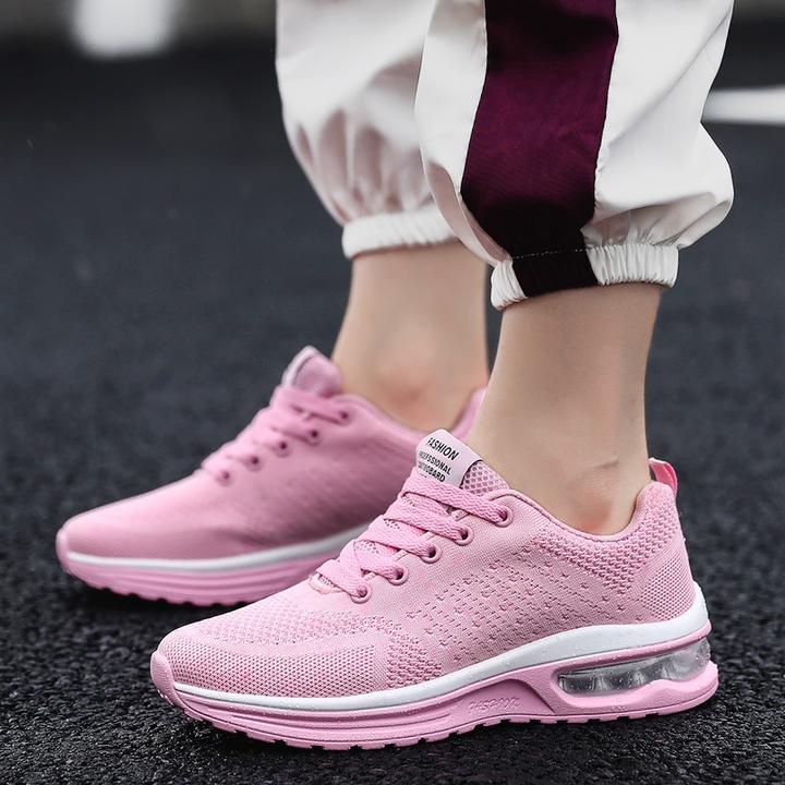 Zapatillas de tenis de plataforma de cojín de aire transpirable populares para hombre y mujer