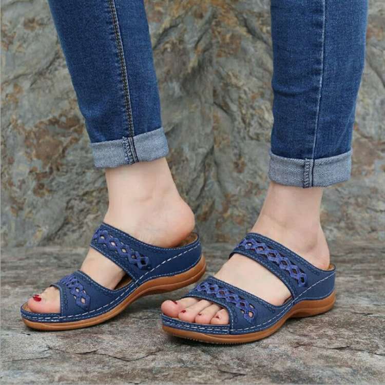 Sandalias de punta abierta premium para mujer