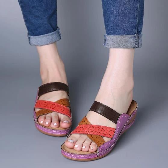 Sandalias con plataforma antideslizante para mujer