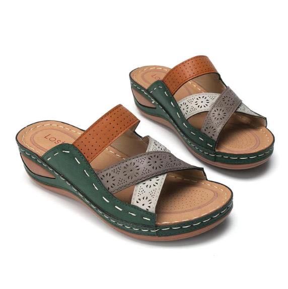 Sandalias con plataforma antideslizante para mujer