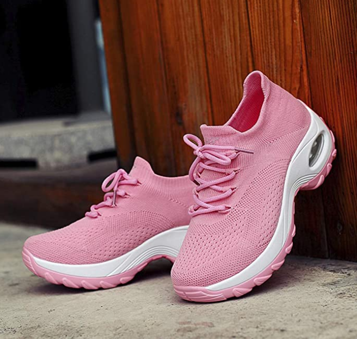 Zapatillas cómodas para mujer con cordones