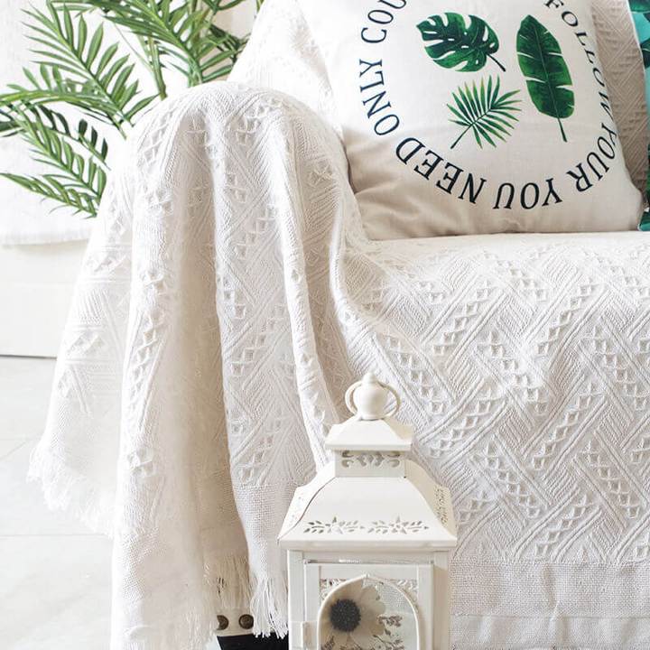 Manta Geométrica De Las Fundas Del Sofá Para La Sala De Estar