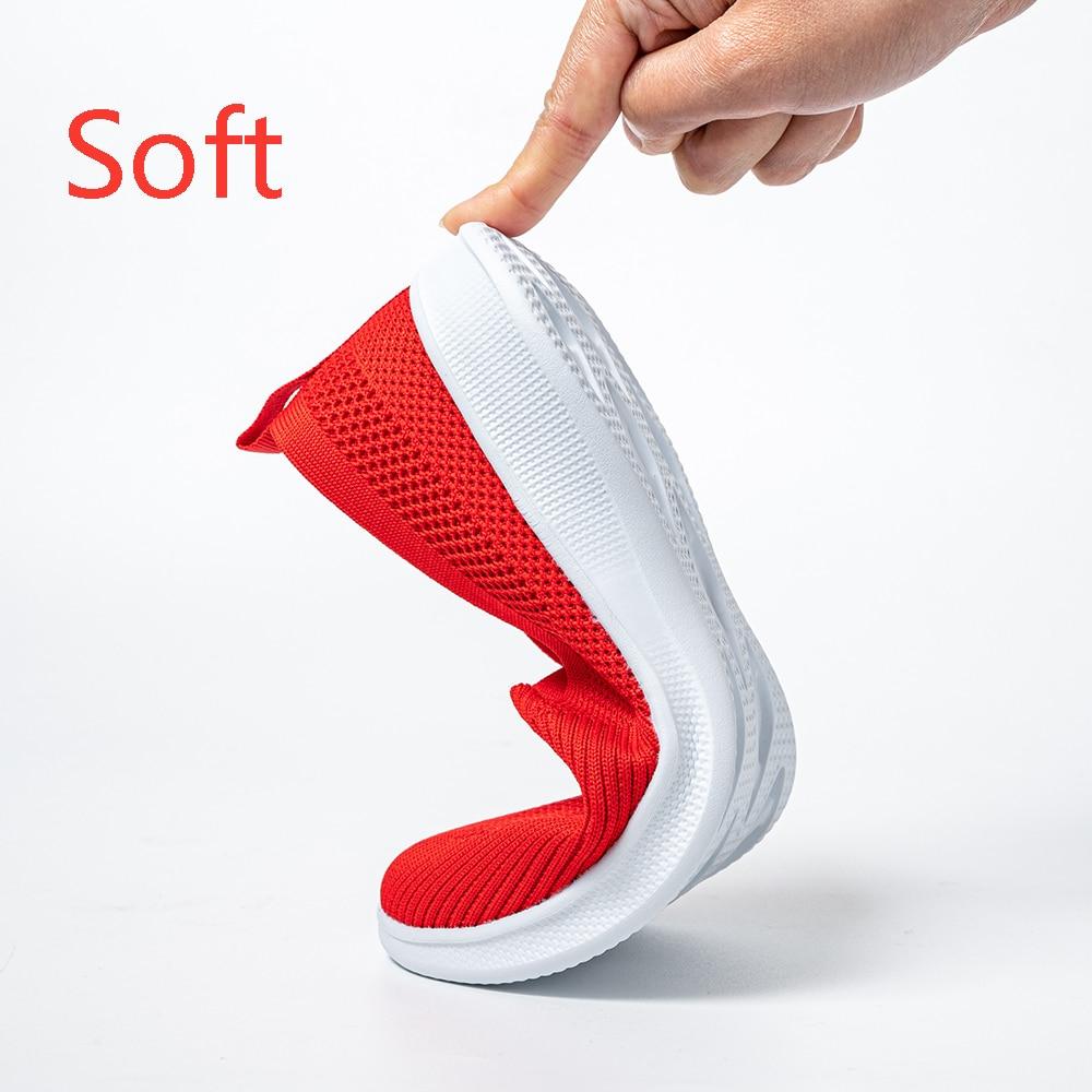 Calzado deportivo ligero y plano para mujer