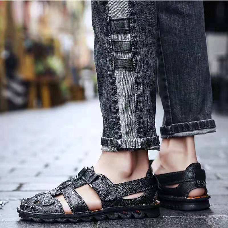 Zapatos de playa transpirables en piel