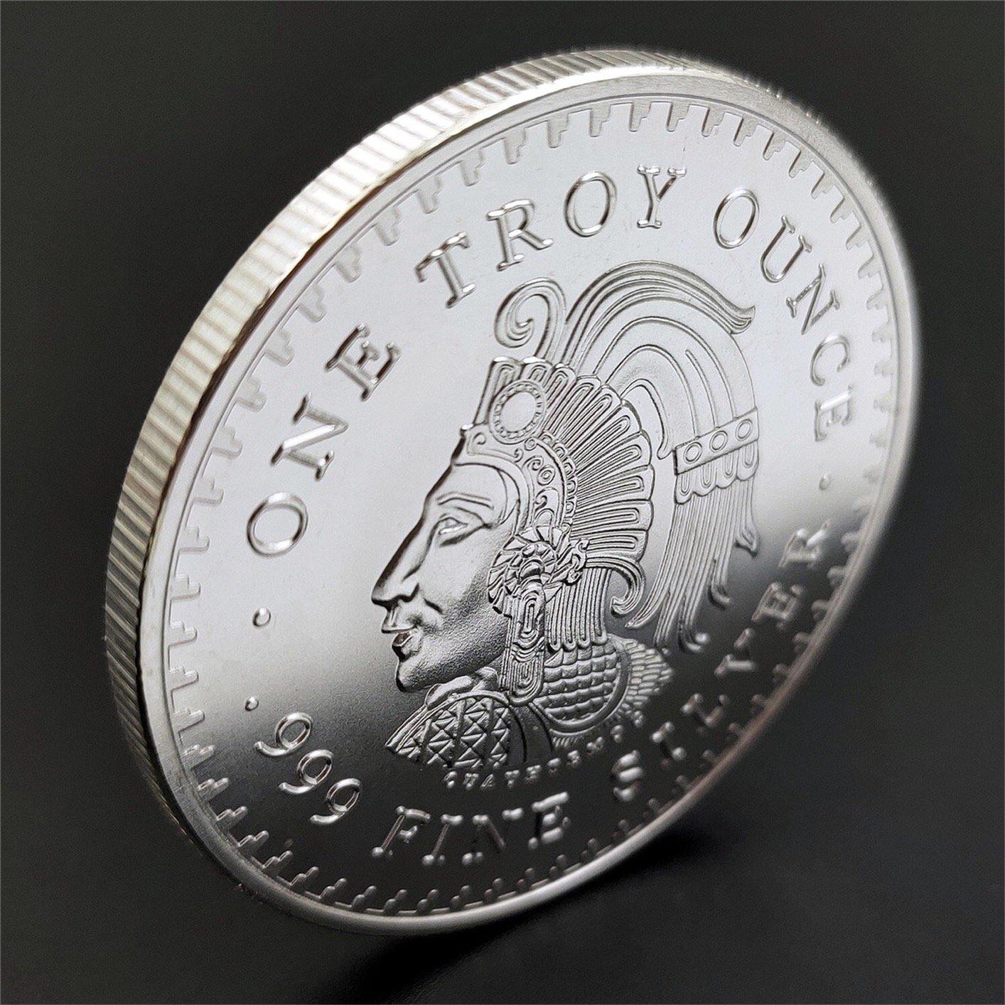 Piedra del Calendario Azteca, Guerrero Águila Emperador de Tenochtitlan Nuevo - MXbueno