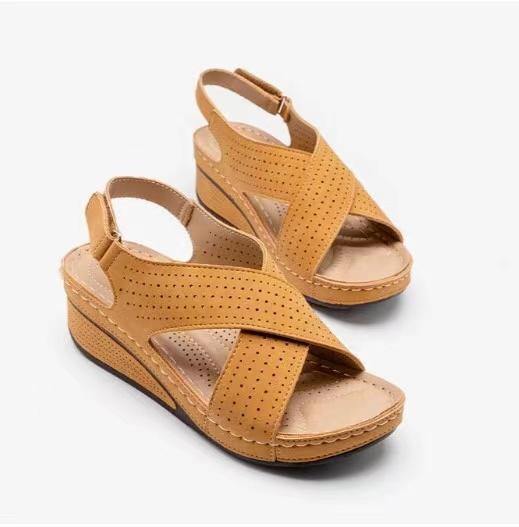 Sandalias huecas europeas y americanas con velcro transpirable - MXbueno