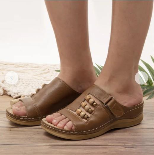 Nuevas sandalias mágicas de color retro con cuentas - MXbueno