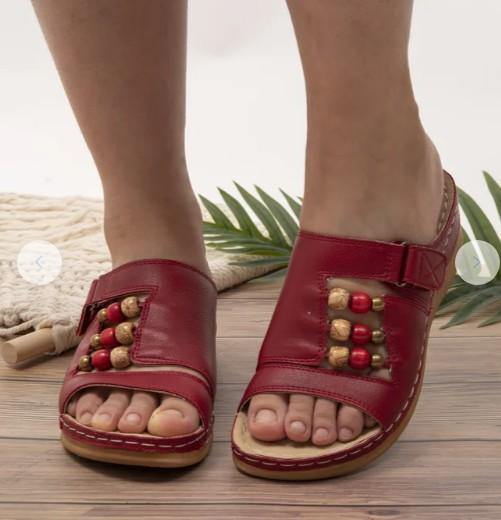 Nuevas sandalias mágicas de color retro con cuentas - MXbueno