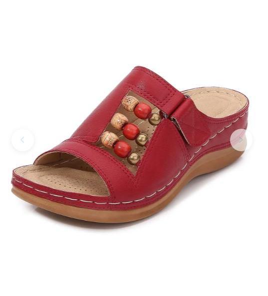 Nuevas sandalias mágicas de color retro con cuentas - MXbueno